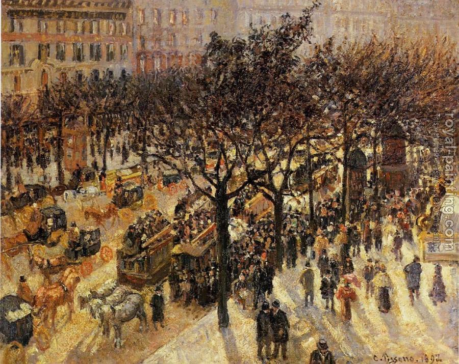 Camille Pissarro : Boulevard des Italiens, Afternoon